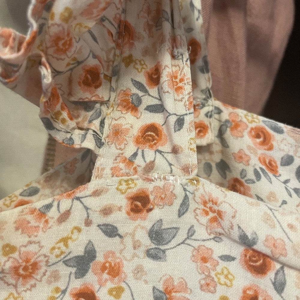 Oak Meadow Floral Tea Dress Small Mid Length - Picture 4 of 8